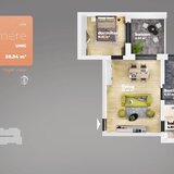 Piata Sudului, Apartament 2 camere, 58.94 mp utili